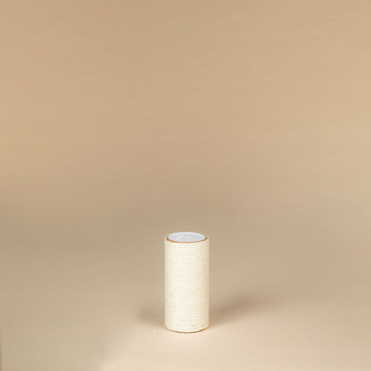 Sisal Pole 30 cm x 12 cmØ - M8 (Cream)