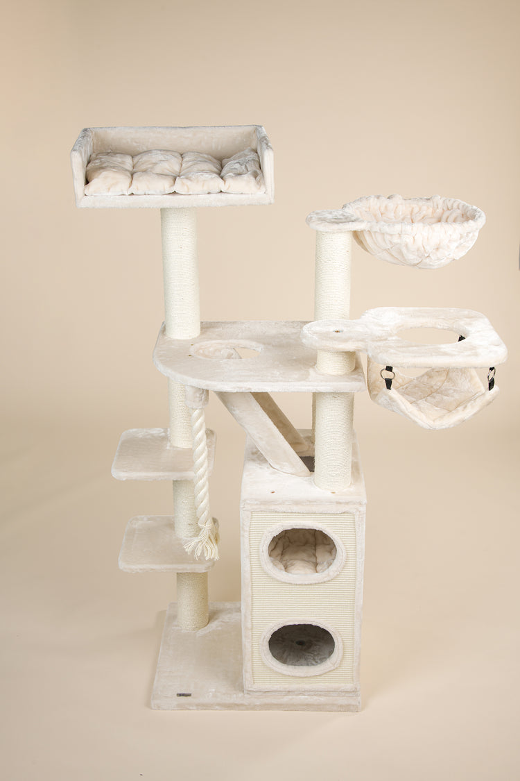 Cat Tree Cat Penthouse Crown (Cream)