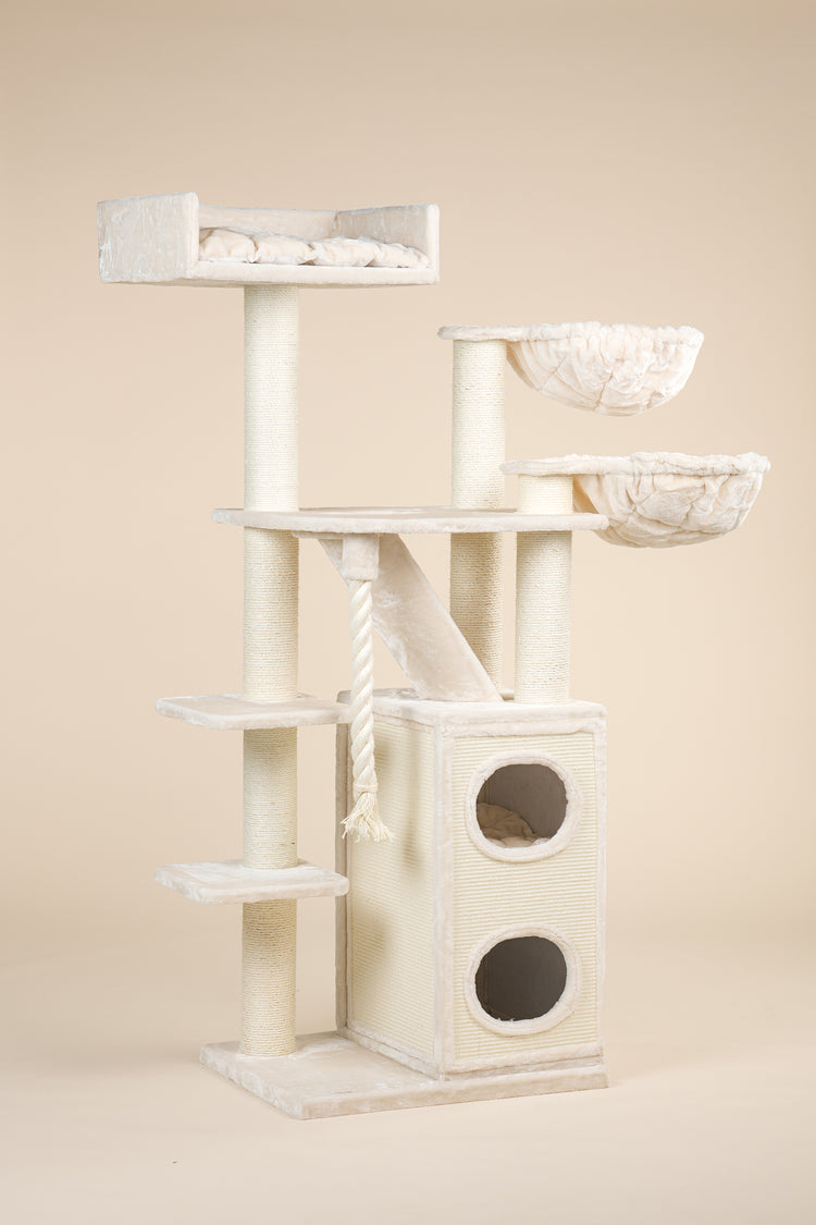 Cat Tree Cat Penthouse Plus (Cream)