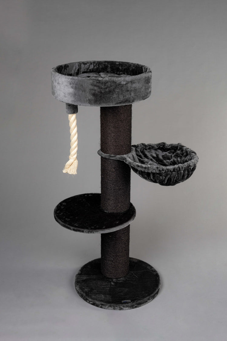 Cat Tree Maine Coon Sleeper Blackline de Luxe (Dark Grey)