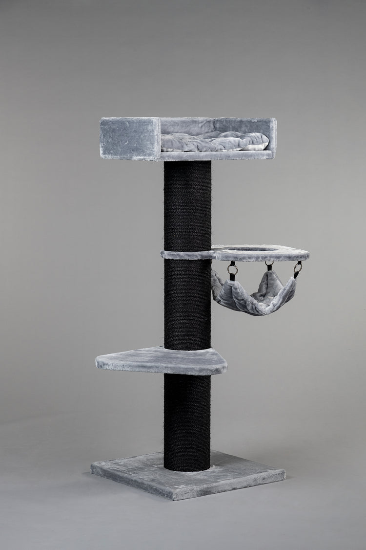 Cat Tree Royalty Blackline Crown (Light Grey)