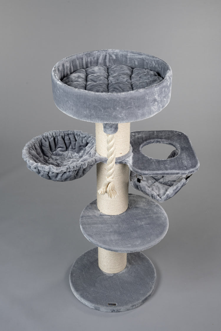 Cat Tree Maine Coon Sleeper Crown Plus (Light Grey)