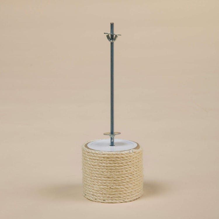 Floor-To-Ceiling Tensioner, 12-15 cm Sisal Poles (Taupe)