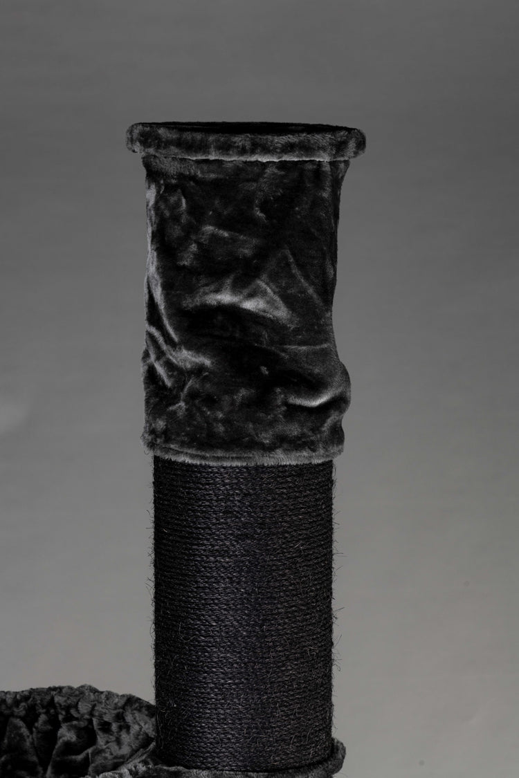 Floor-To-Ceiling Tensioner, 20 cm Sisal Poles (Dark Grey)