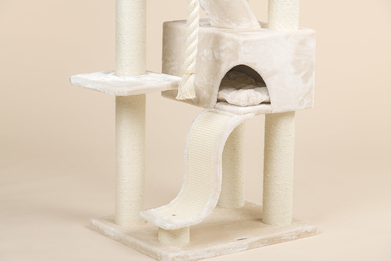 Kilimandjaro Plus Cream Cat Tree for large cats from RHR Pets