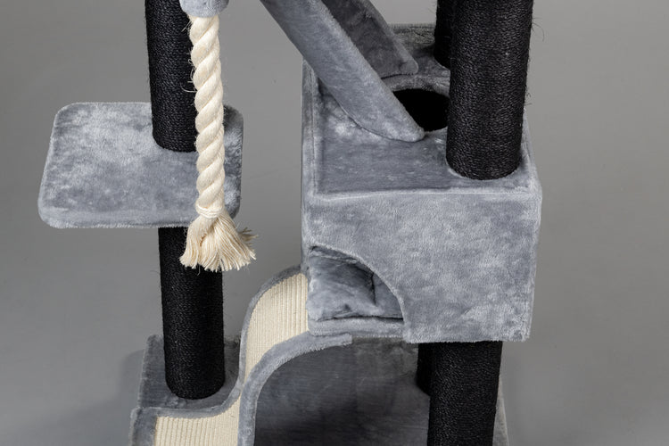 Cat Tree Kilimandjaro de Luxe Blackline Plus (Light Grey)