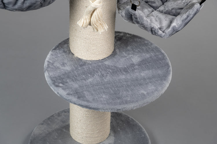 Cat Tree Maine Coon Sleeper Crown Plus (Light Grey)