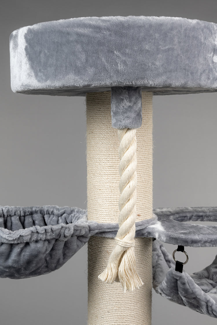 Cat Tree Maine Coon Sleeper Crown Plus (Light Grey)