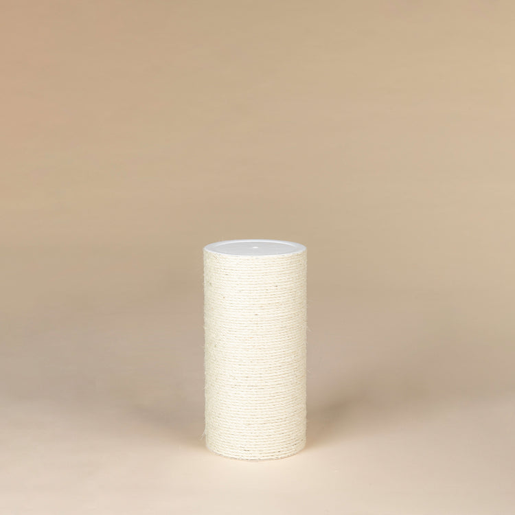 Sisal Pole 40 cm x 20 cmØ - M10 - 1 Screw Hole (Cream)