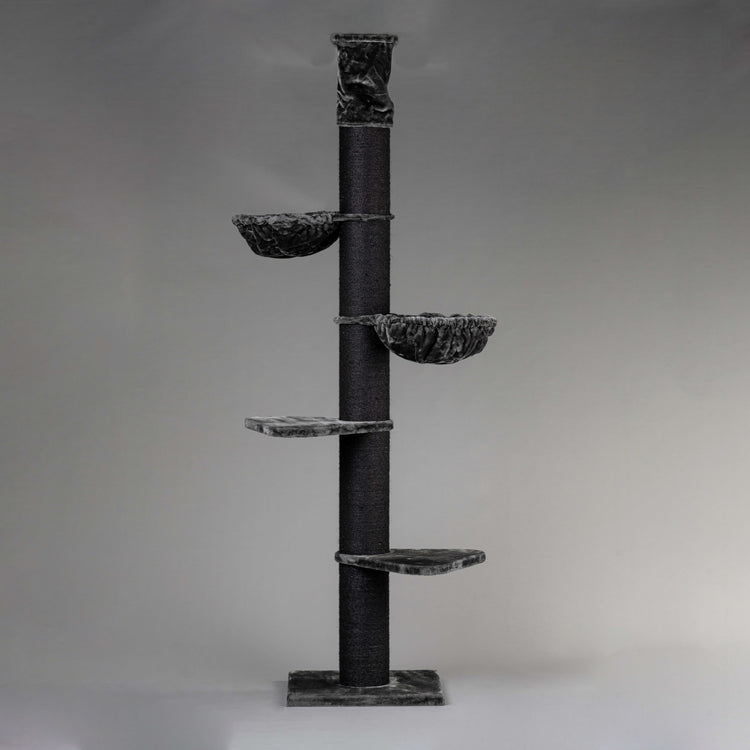 Cat Tree Maine Coon Tower Blackline (Dark Grey)