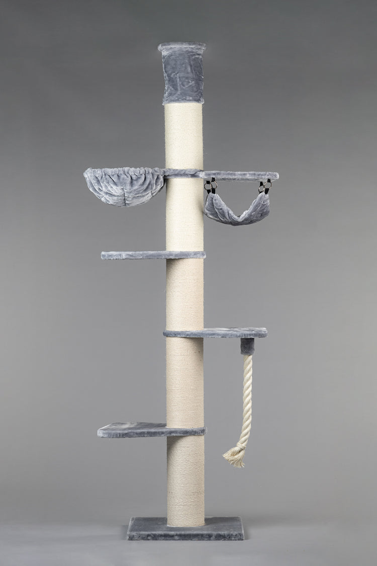 Cat Tree Maine Coon Tower Crown (Light Grey)