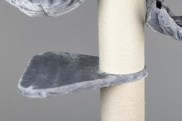Cat Tree Maine Coon Tower Crown (Light Grey)