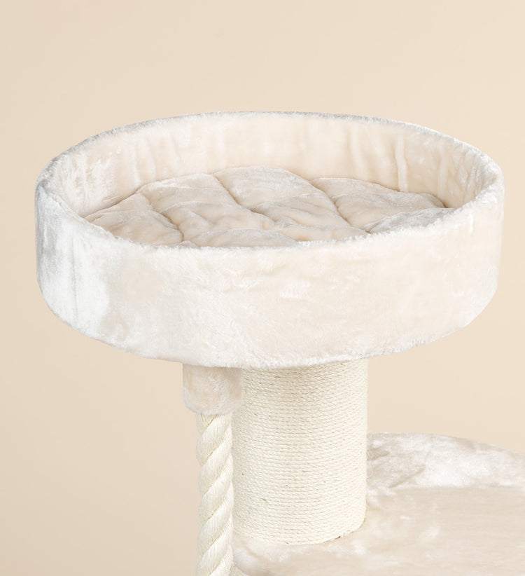 Cream, 60 cm Diameter Round Sleeper Seat (incl. cushion)